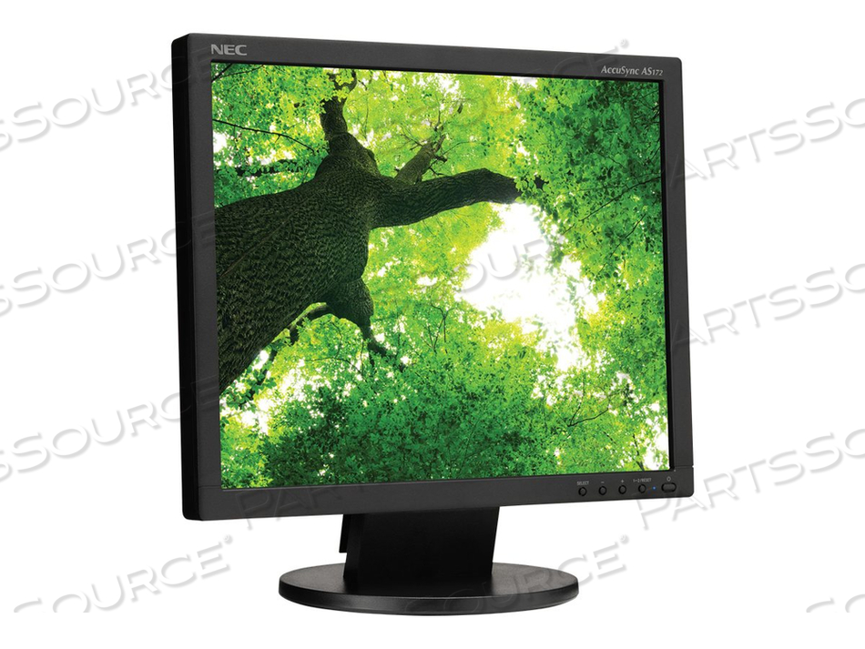 NEC ACCUSYNC AS172-BK - LED MONITOR - 17" - 1280 X 1024 - TN - 250 CD/M▓ - 1000:1 - 5 MS - DVI-D, VGA - BLACK by NEC Display Solutions of America NEC ACCUSYNC AS172-BK - LED MONITOR - 17" - 1280 X 1024 - TN - 250 CD/M▓ - 1000:1 - 5 MS - DVI-D, VGA - BLACK by NEC Display Solutions of America