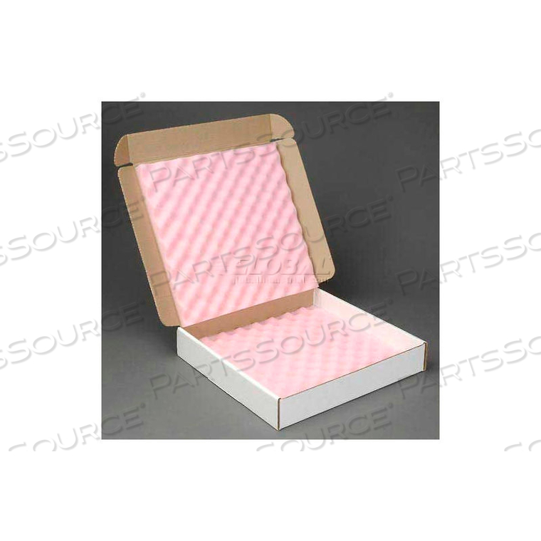 ANTI-STATIC FOAM SHIPPER, 16"W X 16"L X 2-3/4"D, 200#/ECT-32 by Index Packaging Inc. ANTI-STATIC FOAM SHIPPER, 16"W X 16"L X 2-3/4"D, 200#/ECT-32 by Index Packaging Inc.