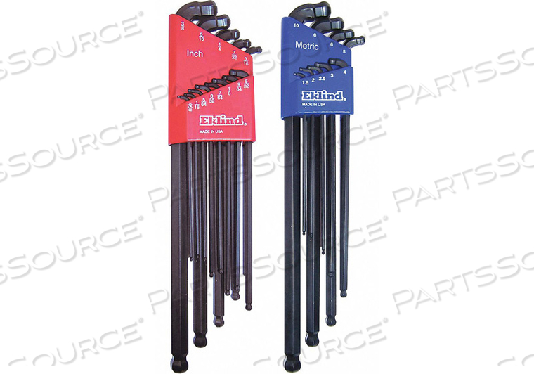 BALL END HEX KEY SET 22 PIECES by Eklind Tool Company
