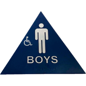 BOY'S RESTROOM SIGN, BL by Don-Jo Mfg., Inc.