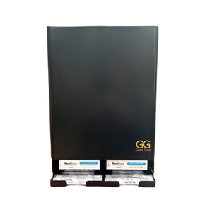 TAMPON AND SANITARY NAPKIN DISPENSER, BLACK STEEL by Golden Group International Ltd