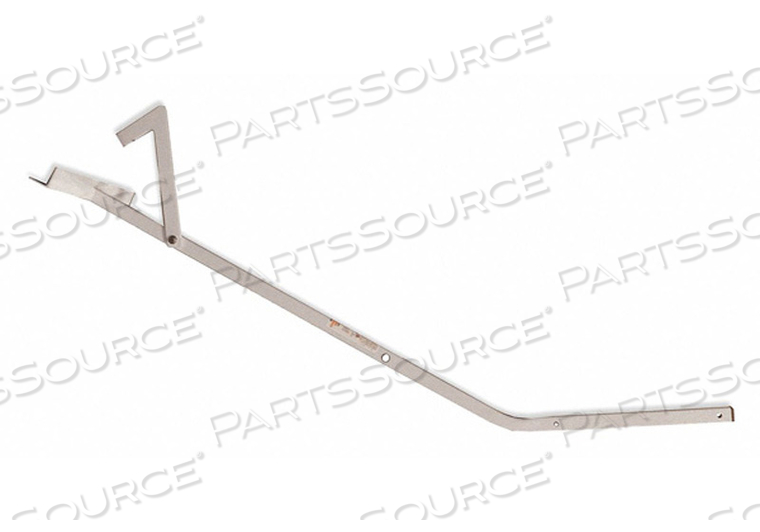 PORTABLE RAIL CLAMP SIGN HOLDER GRAY by Accuform Manufacturing, Inc. PORTABLE RAIL CLAMP SIGN HOLDER GRAY by Accuform Manufacturing, Inc.