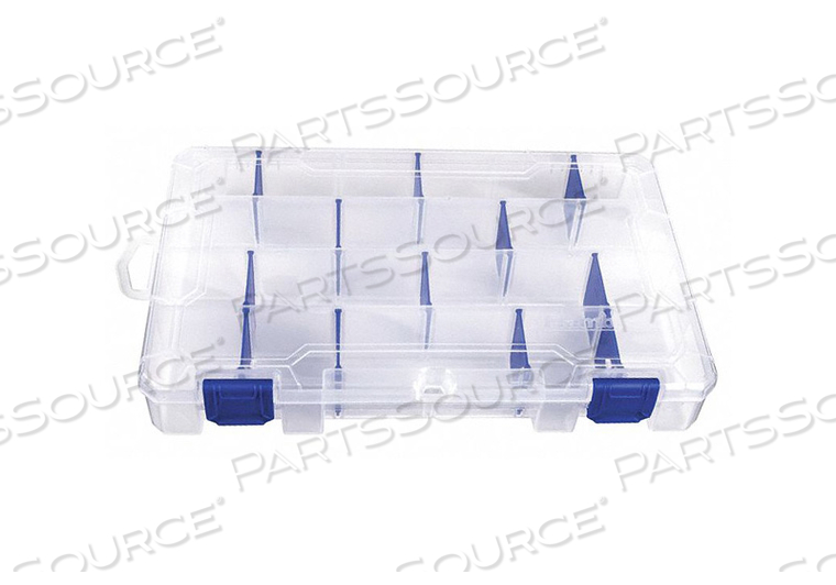 ADJUSTABLE COMPARTMENT BOX TRANSLUCENT by Flambeau, Inc. ADJUSTABLE COMPARTMENT BOX TRANSLUCENT by Flambeau, Inc.