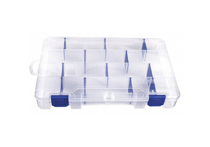 ADJUSTABLE COMPARTMENT BOX TRANSLUCENT by Flambeau, Inc.