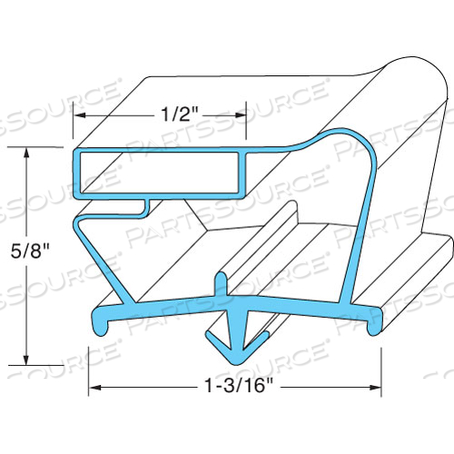 DOOR GASKET 23-1/4 X 23-1/2 by Traulsen