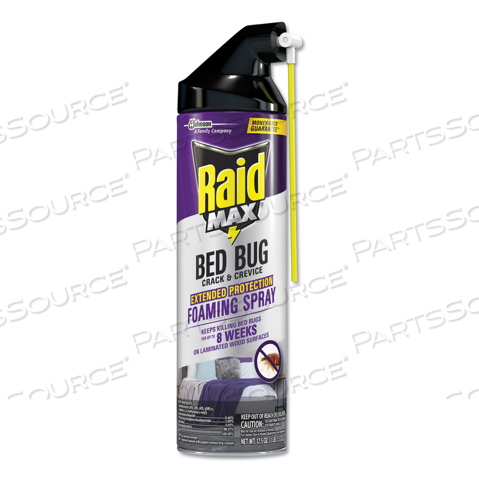 FOAMING CRACK AND CREVICE BED BUG KILLER, 17.5 OZ AEROSOL SPRAY 