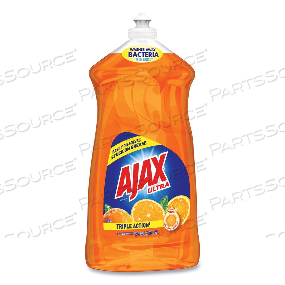 DISH DETERGENT, LIQUID, ANTIBACTERIAL, ORANGE, 52 OZ, BOTTLE by Ajax