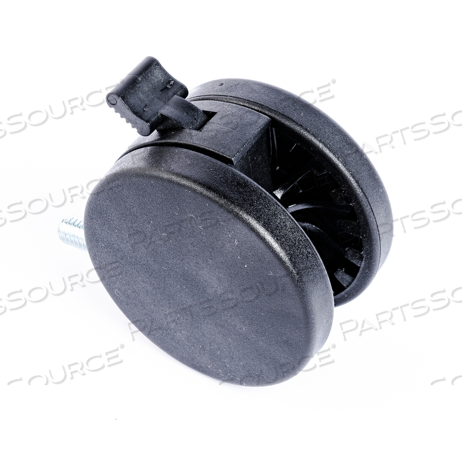 75 MM TWIN CASTER WHEEL W/BRAKE by Pryor Products
