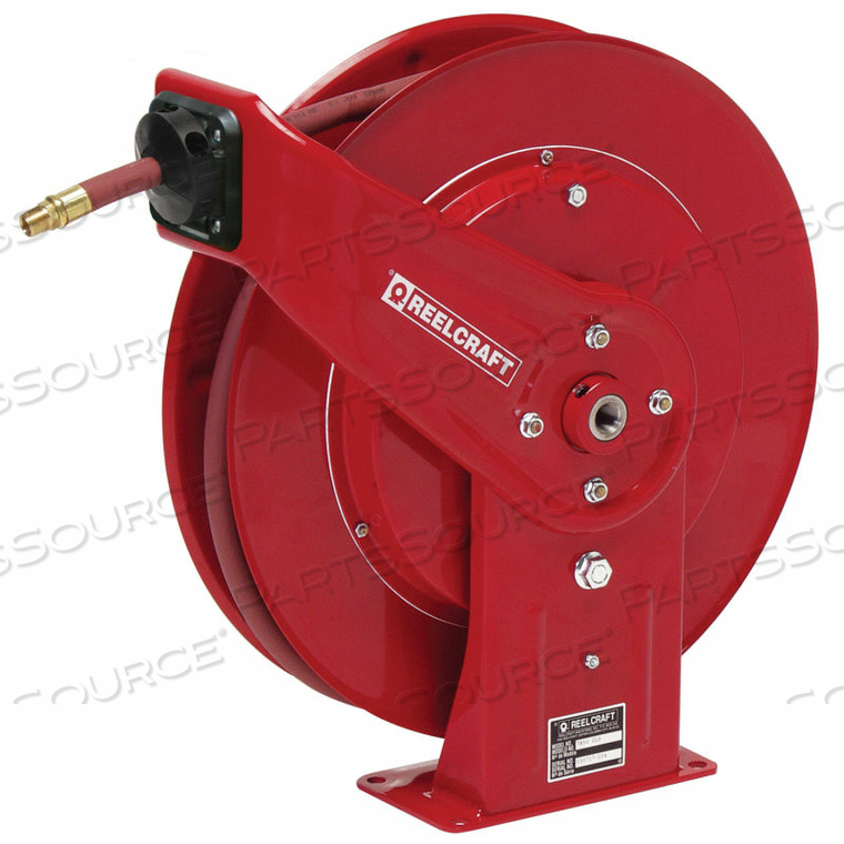 SPRING RETURN HOSE REEL 1/4 MNPT 70 FT by Reelcraft SPRING RETURN HOSE REEL 1/4 MNPT 70 FT by Reelcraft