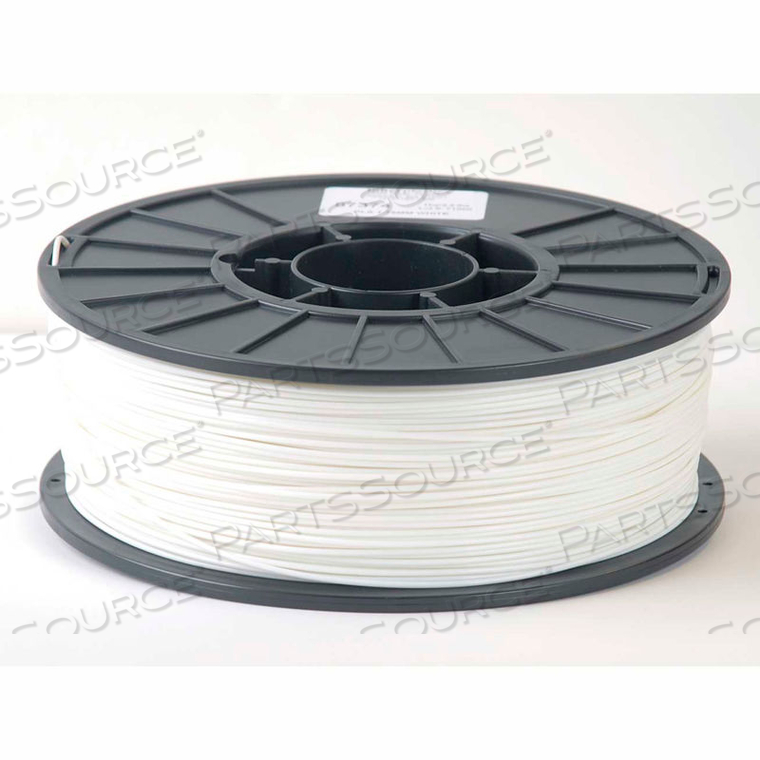 PREMIUM 3D PRINTER FILAMENT, PLA, 1 KG, 1.75 MM, WHITE by Toner Plastics