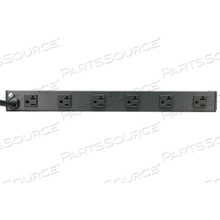 POWER STRIP 12-OUTLET RACKMOUNT METAL 5-20R 15FT CORD 20A 1URM by Tripp Lite