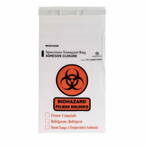 SPECIMEN TRANSPORT BAG WITH DOCUMENT POUCH (100 PER PKG) by McKesson