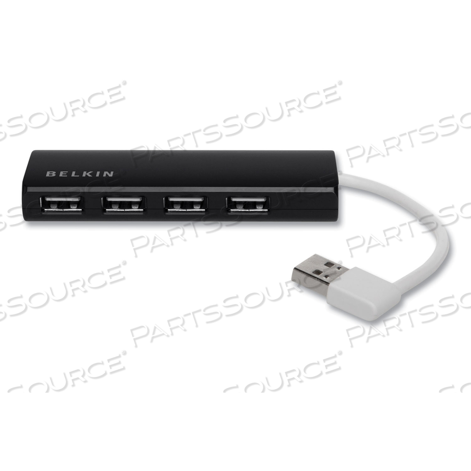 4-PORT TRAVEL USB 2.0 HUB, ULTRA-SLIM SERIES by Belkin