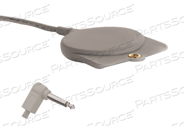 GERICALL CALL CORD, 28 VAC/DC, SILICONE SYNTHETIC RUBBER, GRAY, 2 CONDUCTORS, 10 FT, 1/4 IN PHONE PLUG, ROHS, FDA COMPLAINT by Crest Healthcare