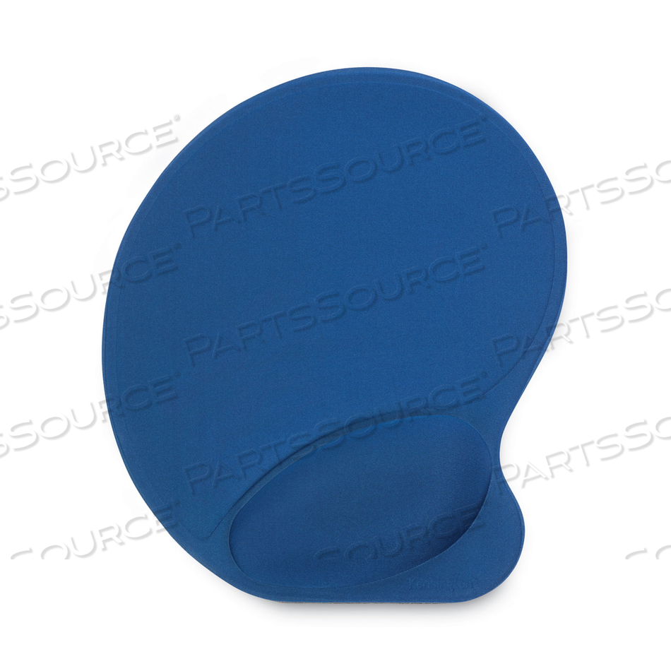 KENSINGTON WRIST PILLOW MOUSE WRIST REST - MOUSE PAD WITH WRIST PILLOW - BLUE - FOR INTERNET MOUSE, MOUSE FOR LIFE, MOUSE-IN-A-BOX, THINKING MOUSE 