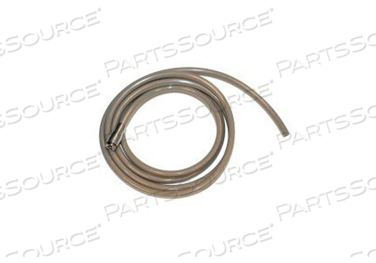 HP TUBING, 4 HOLE WITH/CONNECTOR TYPE, ASEPSIS STRAIGHT GRAY 