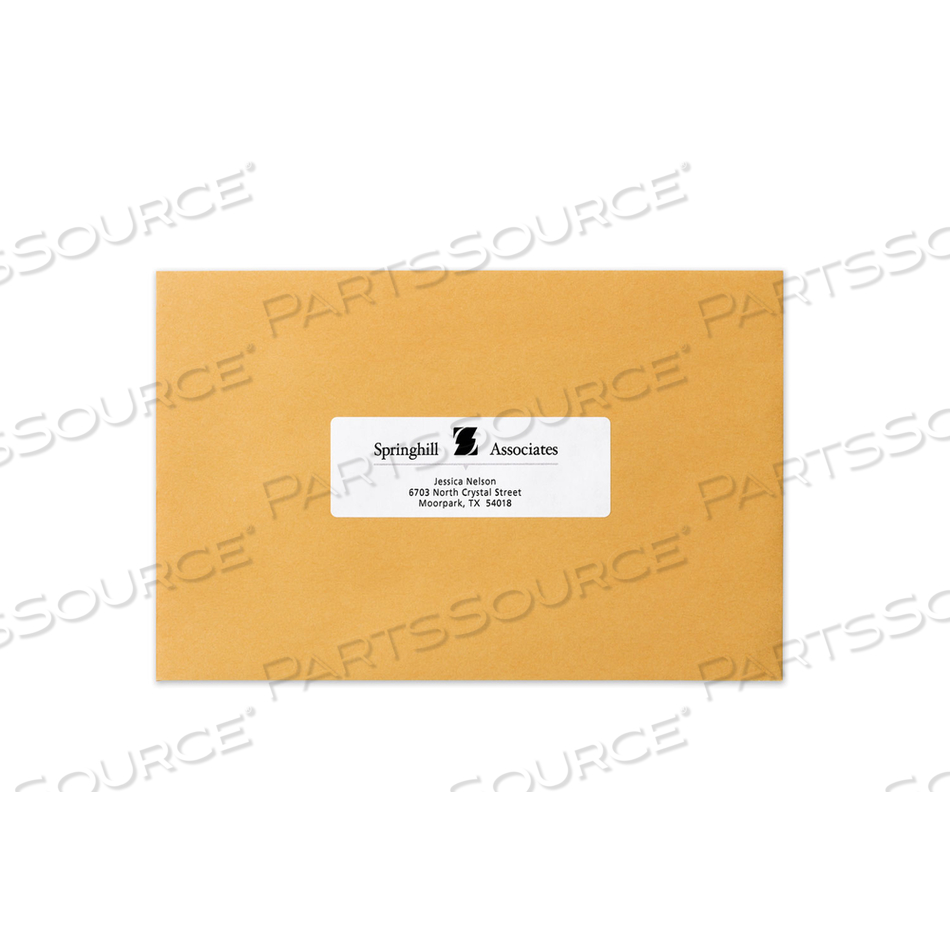 DOT MATRIX PRINTER MAILING LABELS, PIN-FED PRINTERS, 1.44 X 4, WHITE by Avery DOT MATRIX PRINTER MAILING LABELS, PIN-FED PRINTERS, 1.44 X 4, WHITE by Avery