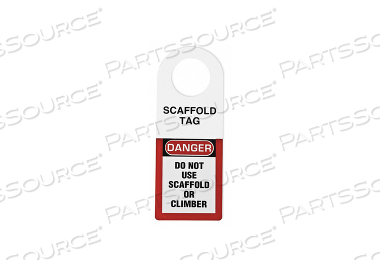 SCAFFOLD STATUS HOLDER 12 X 4-1/2 IN. by Brady Americas