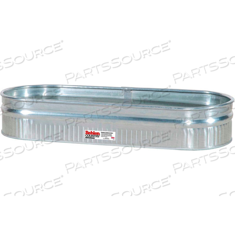 STEEL STOCK TANK SHALLOW ROUND END APPROXIMATELY 70 GALLON by Behlen Mfg. STEEL STOCK TANK SHALLOW ROUND END APPROXIMATELY 70 GALLON by Behlen Mfg.