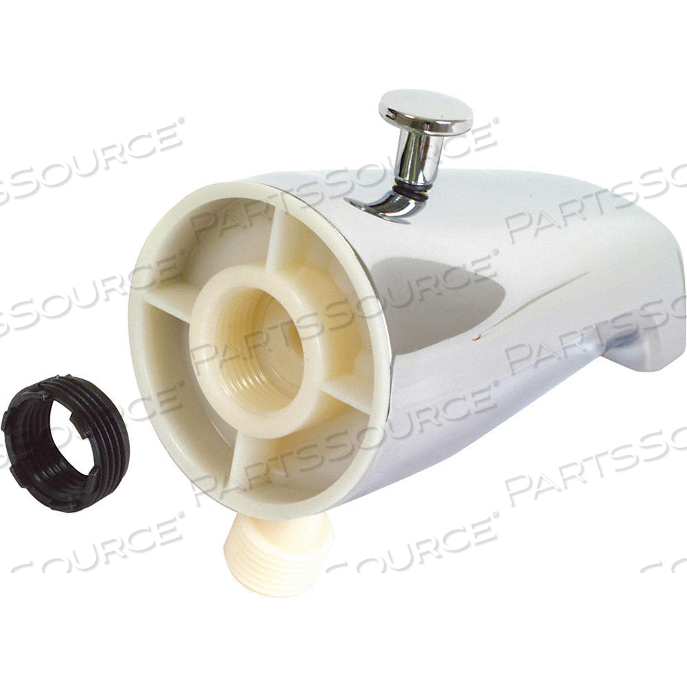 DIVERTER SPOUT, EZ-FLO, 1/2 IN_3/4 IN CONNECTION SIZE, IPS CONNECTION, 5 1/4 IN SPOUT REACH by Approved Vendor DIVERTER SPOUT, EZ-FLO, 1/2 IN_3/4 IN CONNECTION SIZE, IPS CONNECTION, 5 1/4 IN SPOUT REACH by Approved Vendor