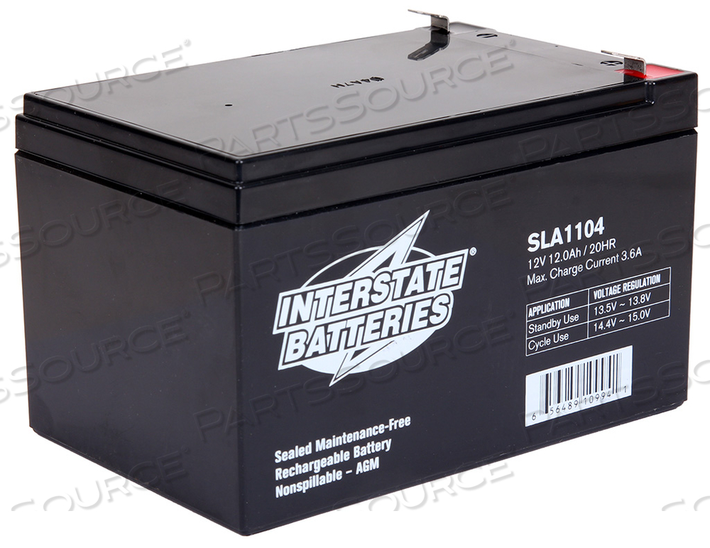BATTERY SEALED LEAD ACID 151MM L 12V 12AH F2 TERMINAL BATTERY SEALED LEAD ACID 151MM L 12V 12AH F2 TERMINAL