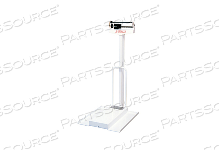 PHYSICIAN'S SCALE, WEIGHBEAM, WHEELCHAIR RAMP, 350 LB X 4 OZ by Detecto Scale / Cardinal Scale PHYSICIAN'S SCALE, WEIGHBEAM, WHEELCHAIR RAMP, 350 LB X 4 OZ by Detecto Scale / Cardinal Scale