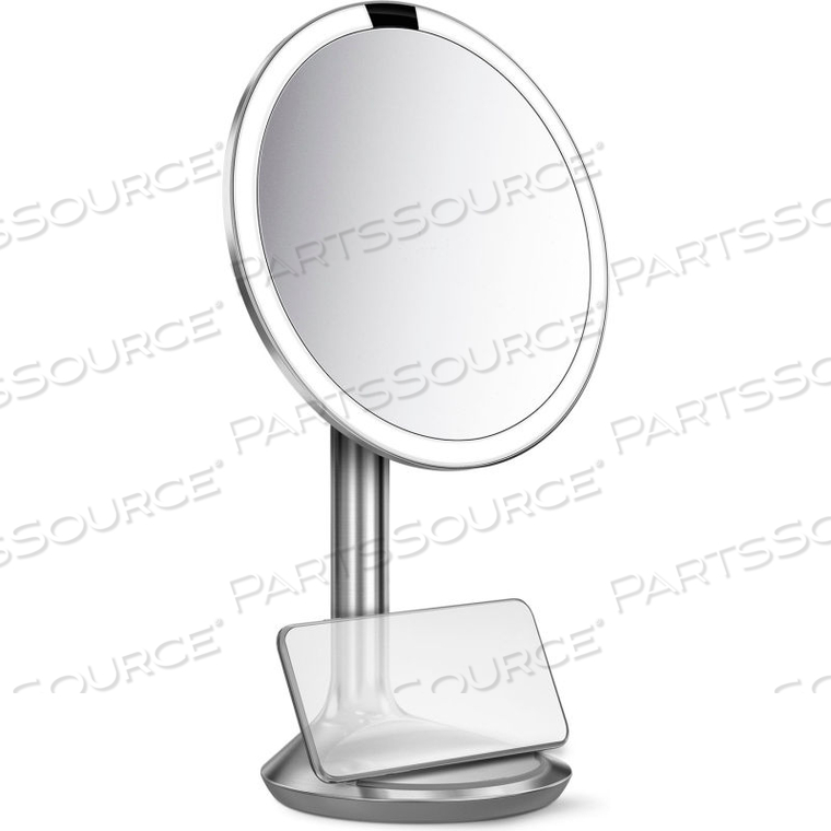 8" COUNTERTOP SENSOR MIRROR SE - BRUSHED STAINLESS STEEL 