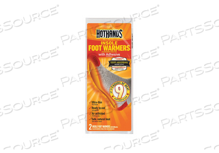 FOOT WARMER 7-3/4 IN X 2-3/4 IN. PR by HotHands