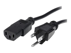 15 FT STANDARD COMPUTER POWER CORD - NEMA5-15P TO C13 - POWER CABLE - IEC 320 EN 60320 C13 (M) TO NEMA 5-15 (M) - 15 FT - BLACK by StarTech.com Ltd. 15 FT STANDARD COMPUTER POWER CORD - NEMA5-15P TO C13 - POWER CABLE - IEC 320 EN 60320 C13 (M) TO NEMA 5-15 (M) - 15 FT - BLACK by StarTech.com Ltd.
