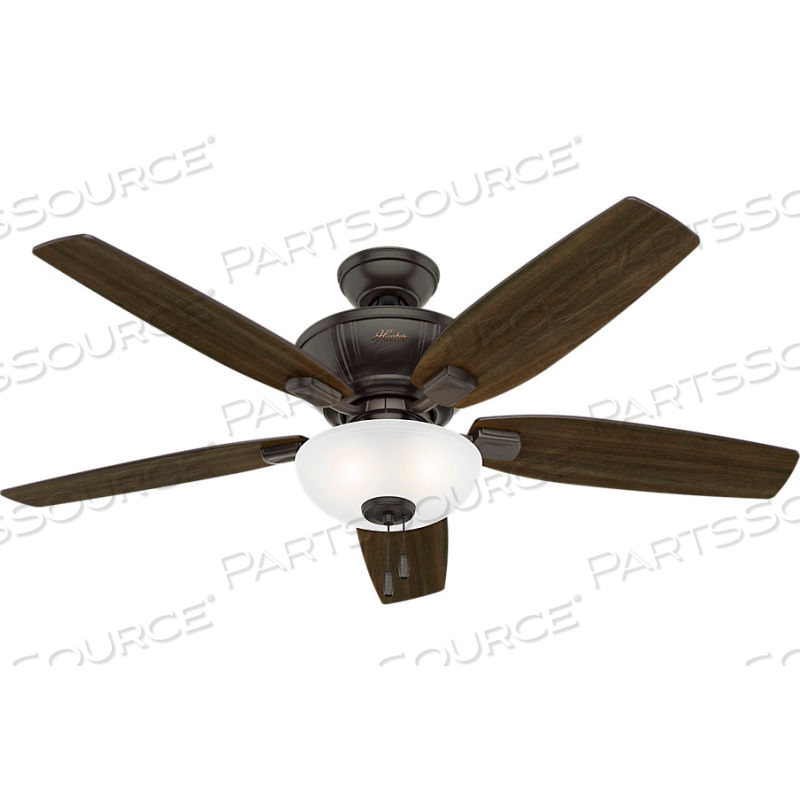 52" KENBRIDGE CEILING FAN WITH LIGHT - NOBLE BRONZE by Hunter Fan Co. / Casablanca Fand Co.