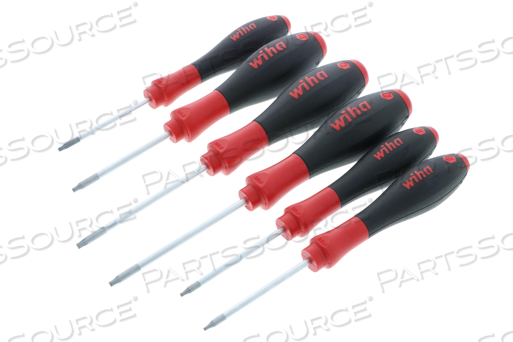 6 PIECE SOFTFINISH TORX SCREWDRIVER SET by Wiha Tools