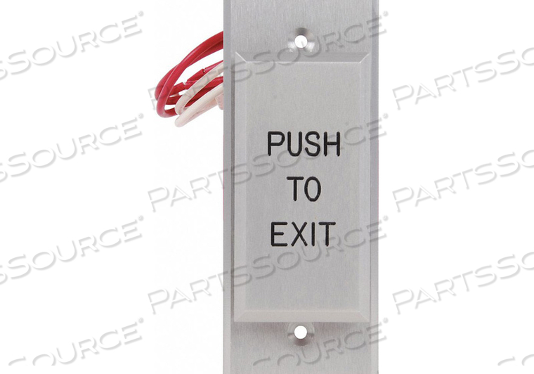 EMERGENCY PUSH BUTTON 24VDC 1-3/4 W by Dortronics Systems, Inc.
