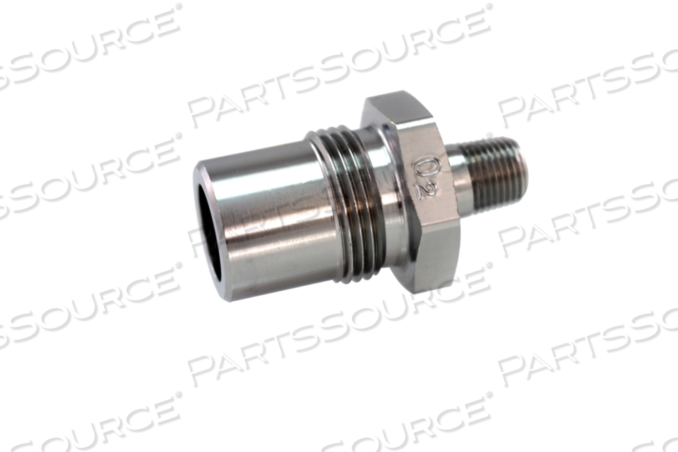 OXYGEN SOCKET, 1/8 IN MNPT, WHITE, MEETS NIST (EUROPEAN) by Bay Corporation