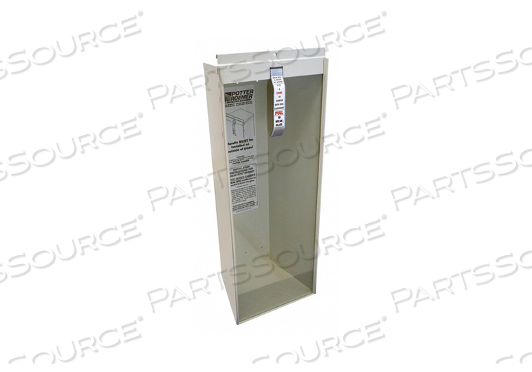 FIRE EXTINGUISHER CABINET 24 IN H WHITE by Econ FIRE EXTINGUISHER CABINET 24 IN H WHITE by Econ