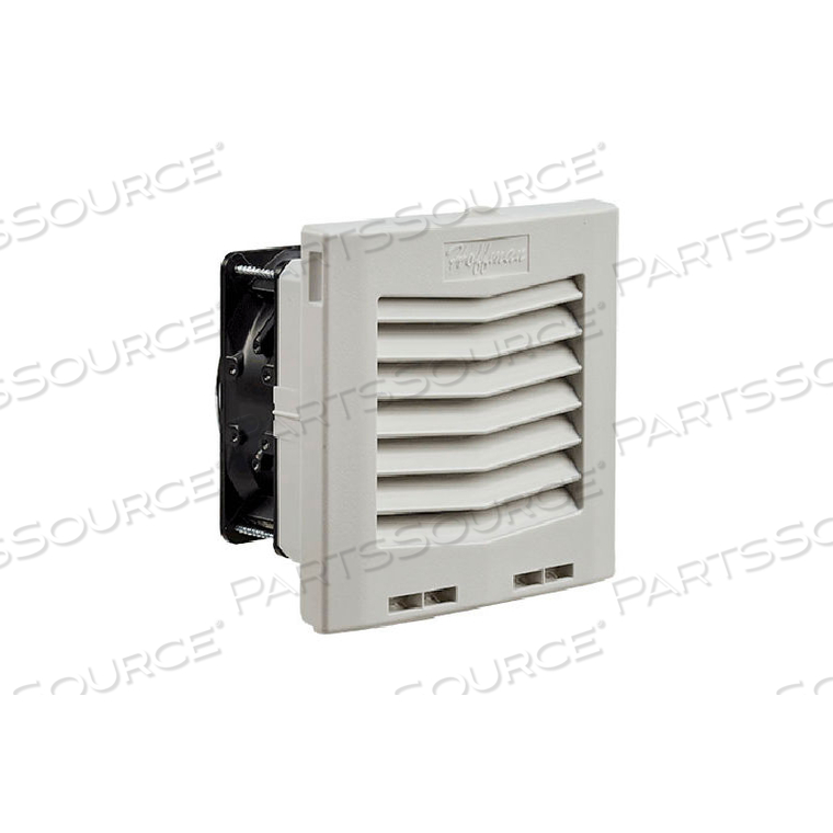 HF SERIES 5 INCH SIDE-MOUNT FILTER FAN FOR ENCLOSURE, 35 CFM, 24V by Hoffman