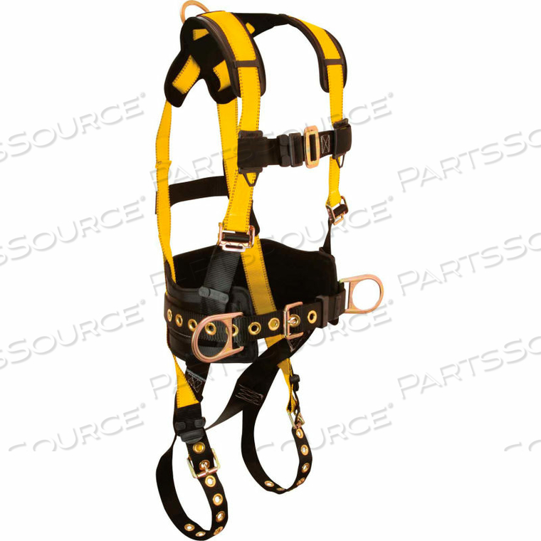 JOURNEYMAN 3-D FULL BODY HARNESS, 3 D-RINGS, SIZE X-LARGE by Falltech JOURNEYMAN 3-D FULL BODY HARNESS, 3 D-RINGS, SIZE X-LARGE by Falltech