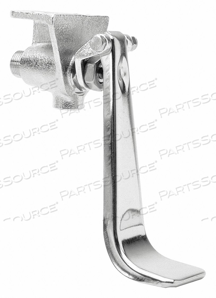 LONG SINGLE FOOT PEDAL VALVE (BOTTOM MOUNT) CERTIFIED NSF/ANSI 372 by Sani-Lav