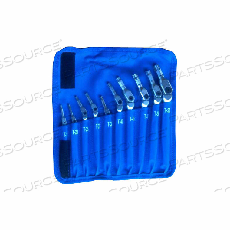 T15-T55 HEX PRO 10 PC. PIVOT HEAD STAR WRENCH SET by Bondhus T15-T55 HEX PRO 10 PC. PIVOT HEAD STAR WRENCH SET by Bondhus