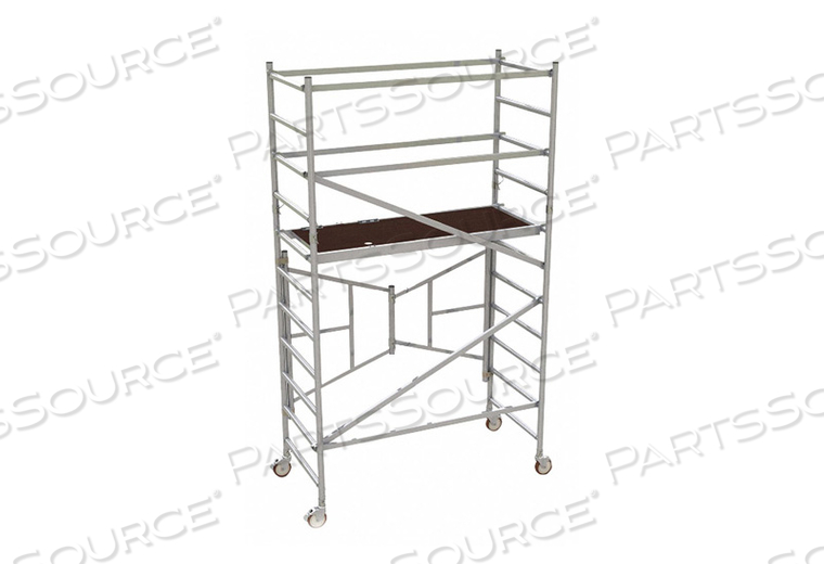 SCAFFOLD WITH GUARDRAIL EASYSET ALUM 6FT by Metaltech