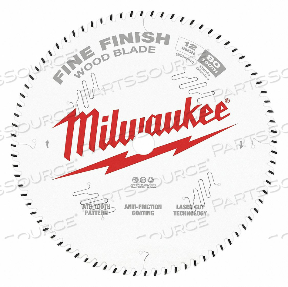 CIRCULAR SAW BLADE BLADE DIA 12 IN. by Milwaukee Electric Tools
