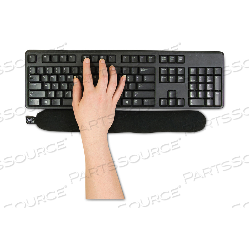 KEYBOARD WRIST CUSHION, 17.75 X 3, BLACK by IMAK KEYBOARD WRIST CUSHION, 17.75 X 3, BLACK by IMAK