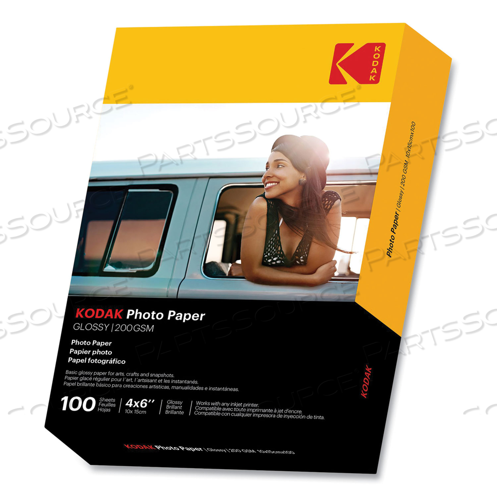 PHOTO PAPER, 8 MIL, 4 X 6, GLOSSY WHITE by Kodak Consumer Products & Services