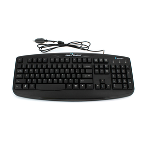 SEAL STORM™ 17.9 X 7.3 X 1IN 5VDC 500MA BLACK WASHABLE KEYBOARD by Seal Shield LLC
