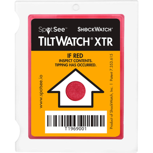SPOTSEE TILTWATCH XTR TILT INDICATOR WITH ANTI-VIBRATION MECHANISM, 100/BOX by Shockwatch Inc