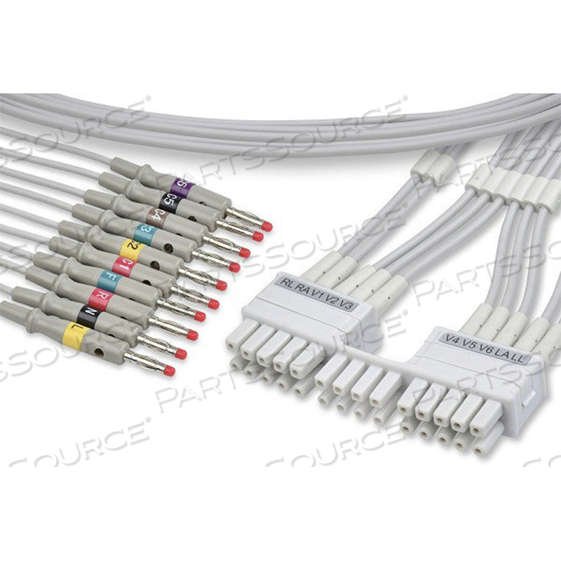 TWIN PIN REPLACEMENT LEADWIRE SET - GRAY 