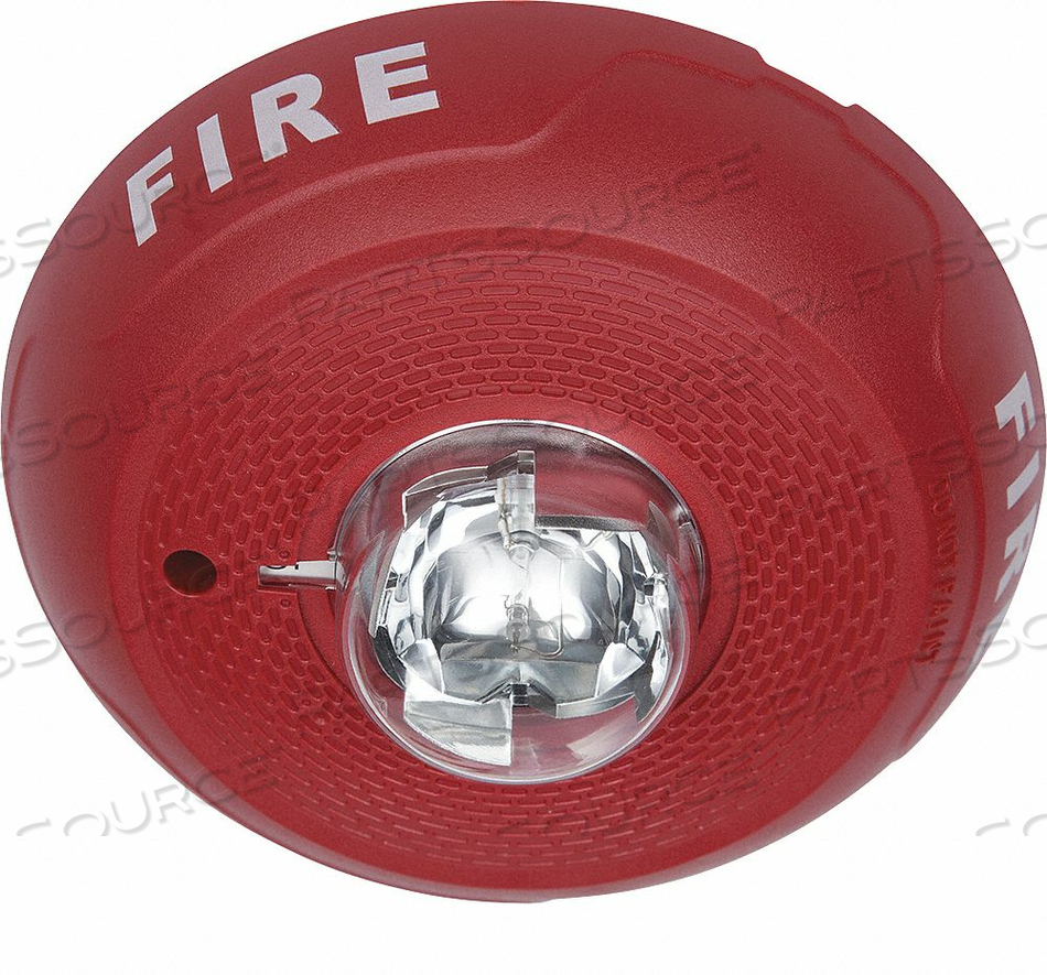 STROBE MARKED FIRE STROBE RED by System Sensor STROBE MARKED FIRE STROBE RED by System Sensor