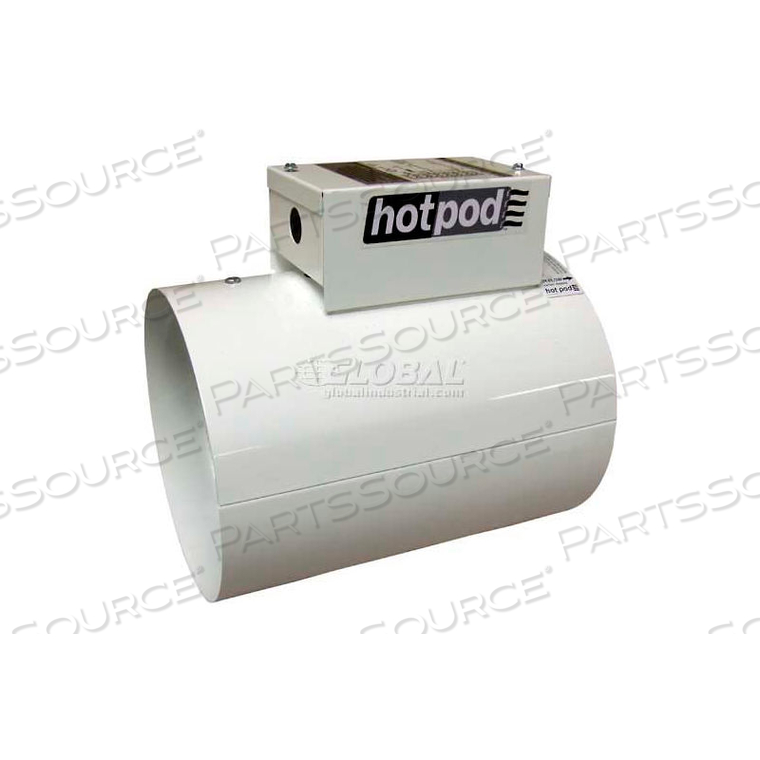 HOTPOD 8" DIAMETER INLET DUCT MOUNTED HEATER CORD SET HP8-1440120-2CT 1440/720W 120V by TPI Corporation HOTPOD 8" DIAMETER INLET DUCT MOUNTED HEATER CORD SET HP8-1440120-2CT 1440/720W 120V by TPI Corporation