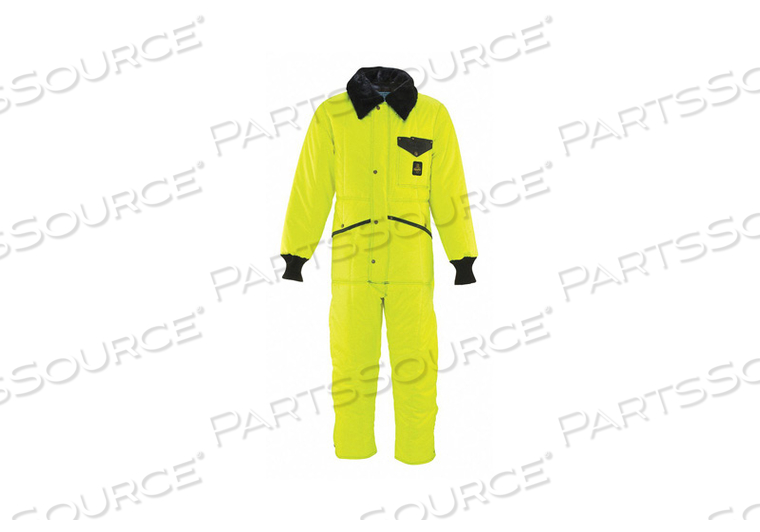 COVERALL HIVIS COVERALL LIME 2XL by RefrigiWear