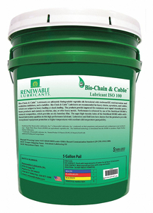 LUBRICANT PAIL YELLOW 5 GAL. by Renewable Lubricants