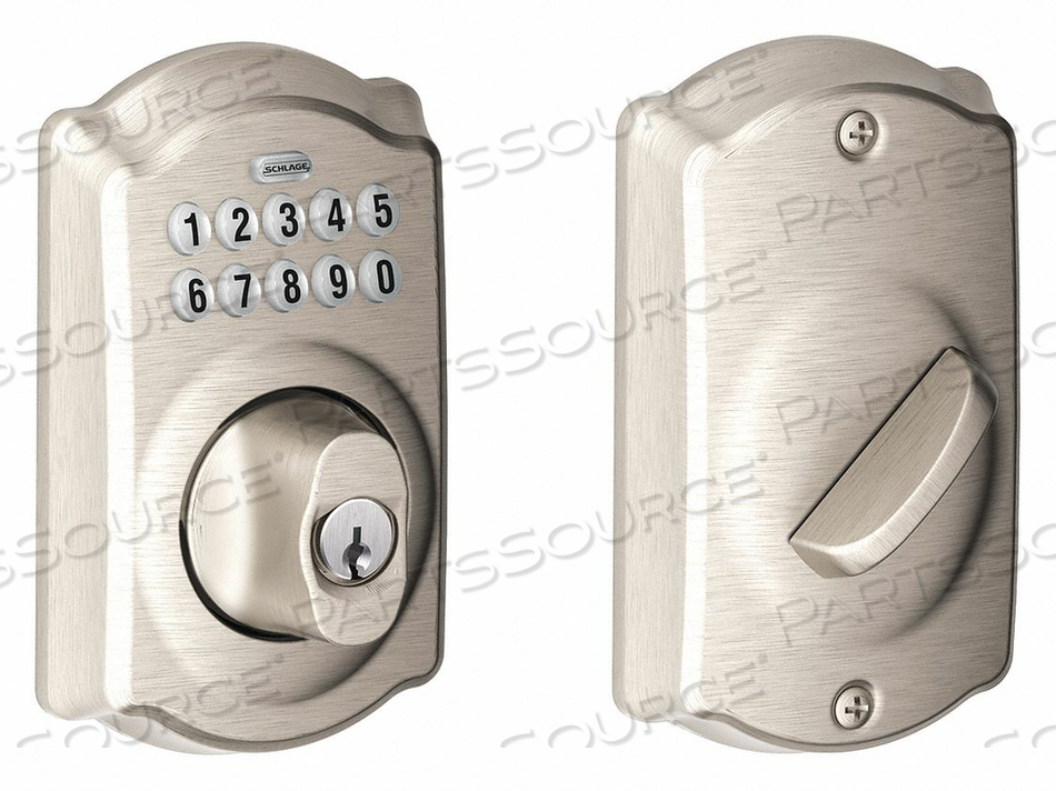 PUSH BUTTON LOCKSET DEADBOLT HANDLE by Schlage Lock PUSH BUTTON LOCKSET DEADBOLT HANDLE by Schlage Lock